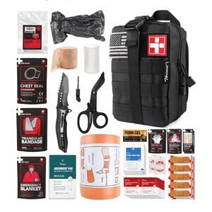 60pcs Tactical Survival First Aid Kit